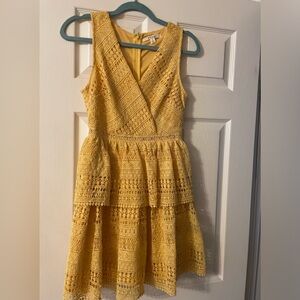 Yellow Lace Dress